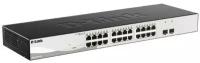 D-Link Сетевое оборудование DGS-1210-26 F3A Настраиваемый L2 коммутатор с 24 портами 10 100 1000Base-T и 2 портами 1000Base-X SFP