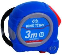 Рулетка измерительная 3 м, магнитный крюк KING TONY 79094-03M