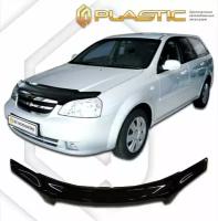 Дефлектор капота для Chevrolet Lacetti универсал 2004-н. в. Classic черный