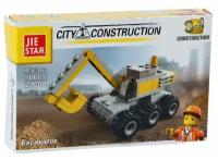 Конструктор Jie Star City Construction 21008 Экскаватор