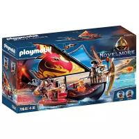 Набор с элементами конструктора Playmobil Novelmore 70641 Огненный корабль Бернхэма