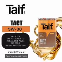 TAIF TACT 5W-30 4 л Синтетическое моторное масло