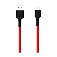 Data-кабели XIAOMI Кабель Xiaomi Mi Braided (SJV4110GL), Type-C - USB, 1 м, нейлоновая оплетка, красный