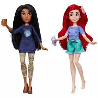 Набор кукол Hasbro Disney Princess Ральф против интернета Ариэль и Покахонтас, 28 см, E7413