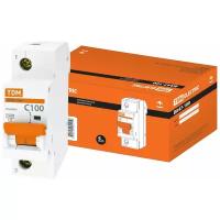 Автоматический выключатель TDM ELECTRIC ВА 47-100 1P (C) 10kA 100 А