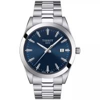 Наручные часы TISSOT T-Classic, синий, серебряный