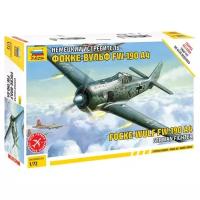 Сборная модель ZVEZDA Немецкий истребитель Фокке-Вульф FW-190 A4 (7304) 1:72