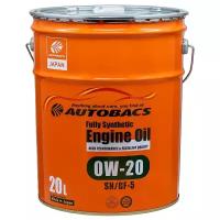 Моторное масло Autobacs Engine Oil FS 0W-20 синтетическое 4 л