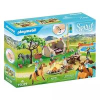 Набор с элементами конструктора Playmobil Spirit Riding Free 70329 Летний лагерь