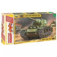 Сборная модель ZVEZDA Тяжелый советский танк КВ-1 (3539ПН) 1:35