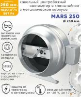 MARS GDF 250 вентилятор центробежный канальный D250