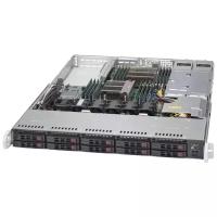 Сервер Supermicro SuperServer 1028R-WTRT без процессора/без ОЗУ/без накопителей/количество отсеков 2.5