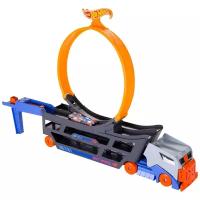 Трек Hot Wheels Сити Мертвая петля с хранилищем для машинок GCK38