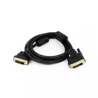 Кабель DVI Exegate EX-CC-DVI2F-1.8 EX191094RUS dual link, 25M/25M, 1,8м, 2 фильтра, позолоченные контакты