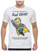 Футболка с принтом Игра Fallout / Vault Boy / Волт-Бой / Мужская Белая M