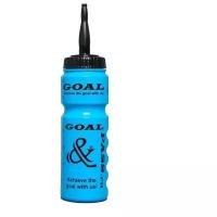 Спортивная бутылка для воды GOAL&PASS (хоккей) 750 мл голубая