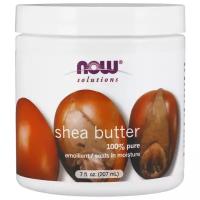 NOW Масло для тела ши Shea Butter, 207 мл, 198 г