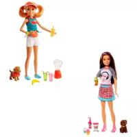 Игровой набор Barbie с куклой Сестра и щенки