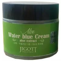 Jigott Aloe Water Blue Cream Увлажняющий крем для лица с экстрактом алое, 70 мл