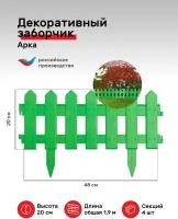 Садовое ограждение Палисадник Мастер Сад 1,9 метра, зеленый