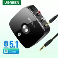 Bluetooth ресивер Ugreen с поддержкой aptX HD, Bluetooth 5.1, RCA, AUX