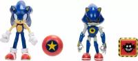 Набор фигурок Металлический Соник и Классический Соник - Sonic The Hedgehog, Jakks Pacific