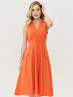 Платье женское BE YOU 7231-30063 оранжевый 44 RU