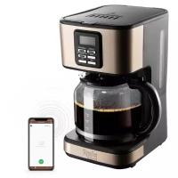 Кофеварка капельная REDMOND SkyCoffee M1525S, черный/бронзовый металл