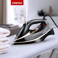 Утюг CENTEK CT-2346 (золотой) 3000Вт, керамическая подошва, самоочистка, 380мл