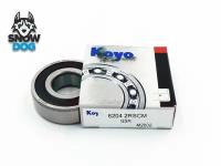 Подшипник KOYO 6204-2RS Япония. Размер 20х47х14