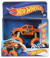 Металлический транспорт Технопарк Машина металлическая «Hot Wheels внедорожник» 12 см, инерция, подвеска, световые и звуковые эффекты