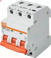 Автоматический выключатель Electric ВА47-29 3P C50 А 4.5 кА SQ0206-0114 (2 шт.)