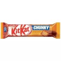 Батончик KitKat Chunky Peanut Butter молочный шоколад с хрустящей вафлей и арахисовой пастой