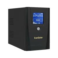 Источник бесперебойного питания EXEGATE SpecialPro Smart LLB-900. LCD. AVR.1SH.2C13. RJ. USB <900VA/500W, LCD, AVR, 1*Schuko+2*C13, RJ45/11, USB