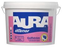 Краска Aura Interior Golfstrom влагостойкая моющаяся матовая бесцветный 9 кг