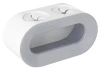 Держатель серый для 2-х электрических зубных щеток Oral-B, Xiaomi, Philips и других