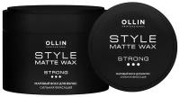 OLLIN Professional Style Матовый воск для волос сильной фиксации, 50 гр, OLLIN