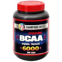 Аминокислотный комплекс для спортсменов BCAA 6000 спортамин 300 капс.(240г)