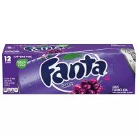 Газированный напиток Fanta Grape, США, 0.355 л, металлическая банка, 12 шт