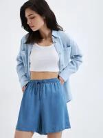 Zarina Джинсовые шорты, цвет Индиго, размер L (RU 48)