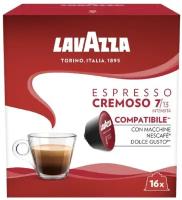 Кофе в капсулах Lavazza Dolce Gusto Espresso Cremoso 16 капсул из арабики