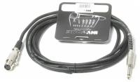 Invotone ACM1003/BK микрофонный кабель XLR мама-Jack mono 3 м