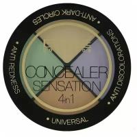 Набор консилеров для лица `EVELINE` CONCEALER SENSATION 4 в 1