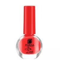 Parisa Лак для ногтей Ballet тон 10 кораллово-красный матовый, 6 мл