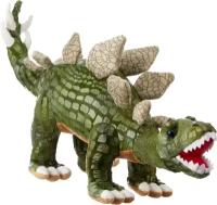 Мягкая игрушка ABtoys Dino World Динозавр Стегозавр, 42 см, зеленый