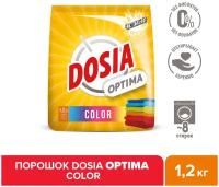 Стиральный порошок для цветного белья и вещей Dosia Optima Color, 1.2 кг