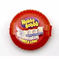 Жевательная резинка Wrigley's Hubba Bubba Mega Long клубника (Германия), 56 г
