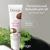 DIVAGE Бальзам для губ Divage Lip Rehab Balm с ароматом кокоса