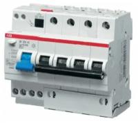 ABB DS204 AC-C25/0.03 Дифференциальный автомат 4-х полюсный 25А 30мА 6кА тип АС 2CSR254001R1254