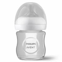 Бутылочка для кормления стеклянная с 0 мес. Natural Response Philips Avent 120мл (SCY930/01)